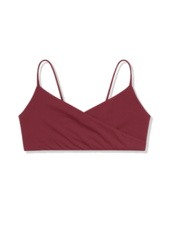 Top Bíquini Brava - Vermelho Bordô