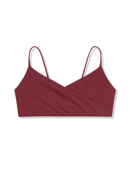 Top Bíquini Brava - Vermelho Bordô