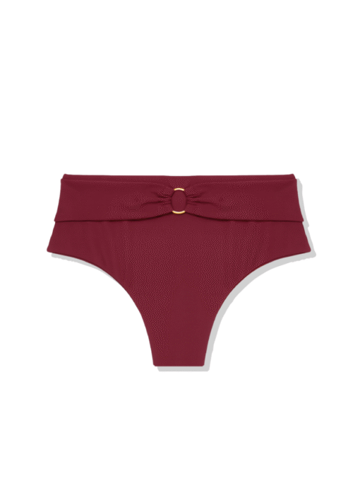 Calcinha Bíquini Maresias - Vermelho Bordô