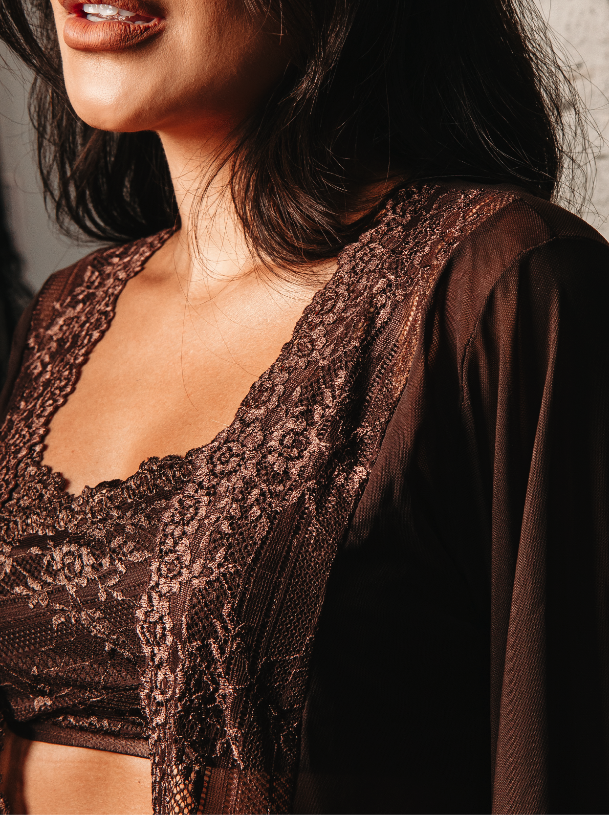 Robe Marrom Oprah - Imagem 3