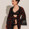 Robe Preto com Cerejas - coleção Cherry Pie - Imagem 2
